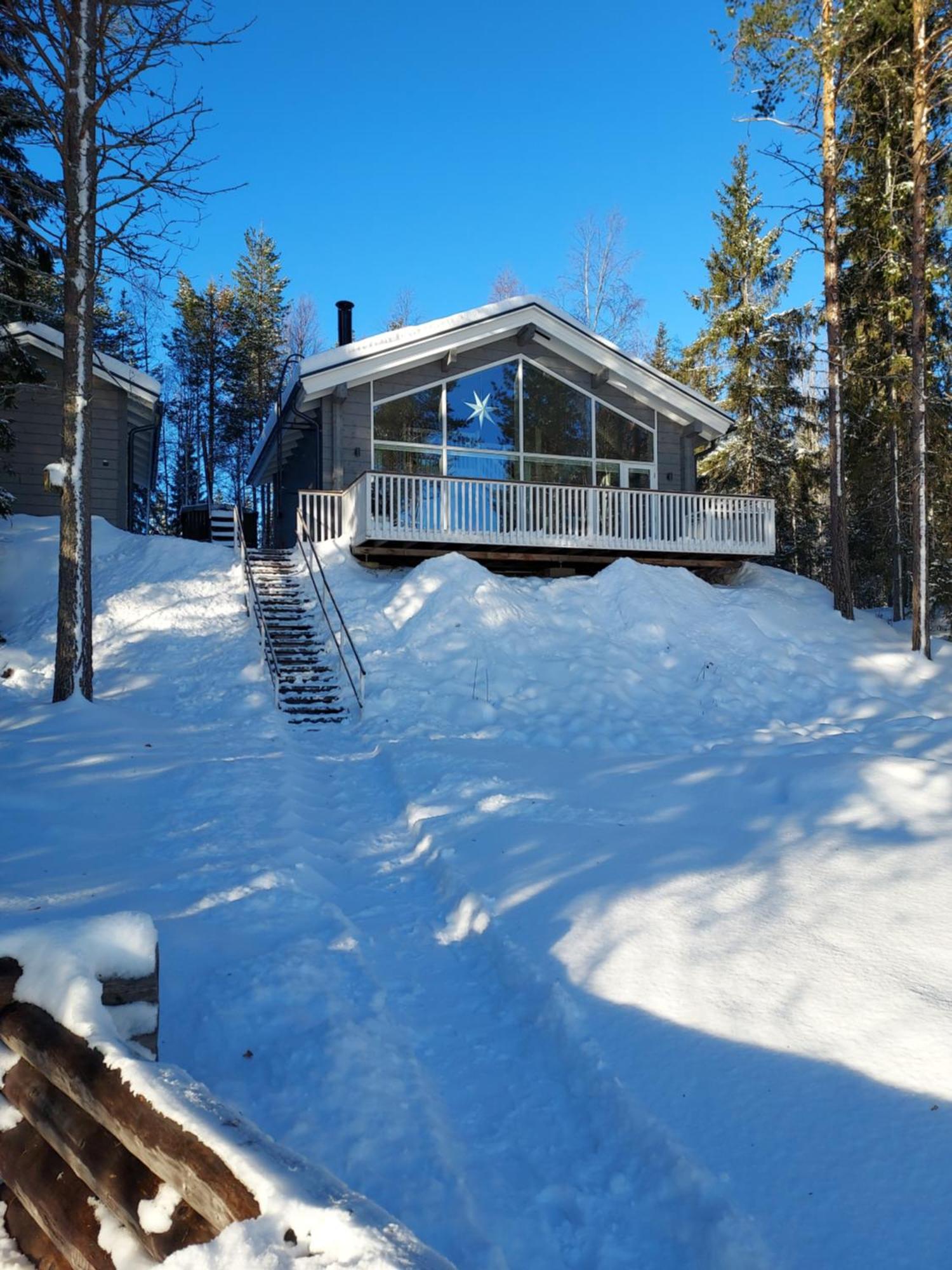 Villa Sirius Sieri, Nice Log-Cottage By The Lake Rovaniemi Exterior photo